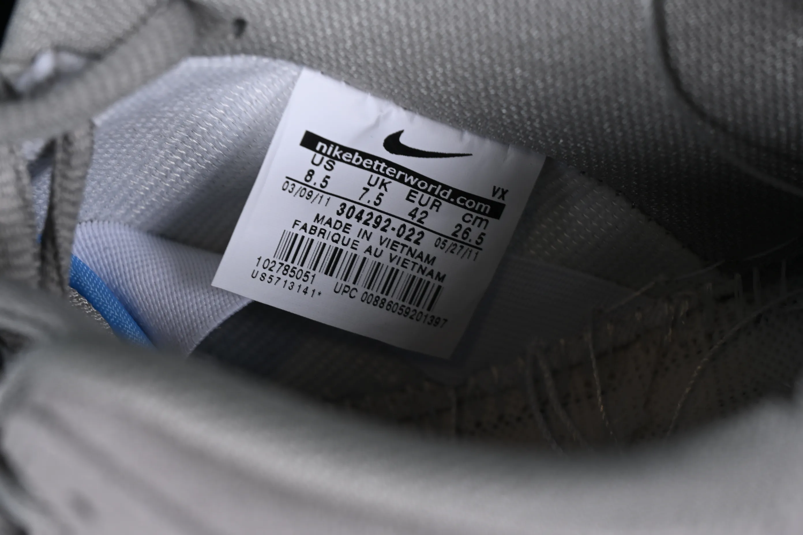 All categories Nk SB Dunk series Nk SB Dunk Low low-top sneakers Nk SB Dunk Low Pro gray blue SB smashed backboard fashion casual sneakers 304292-022